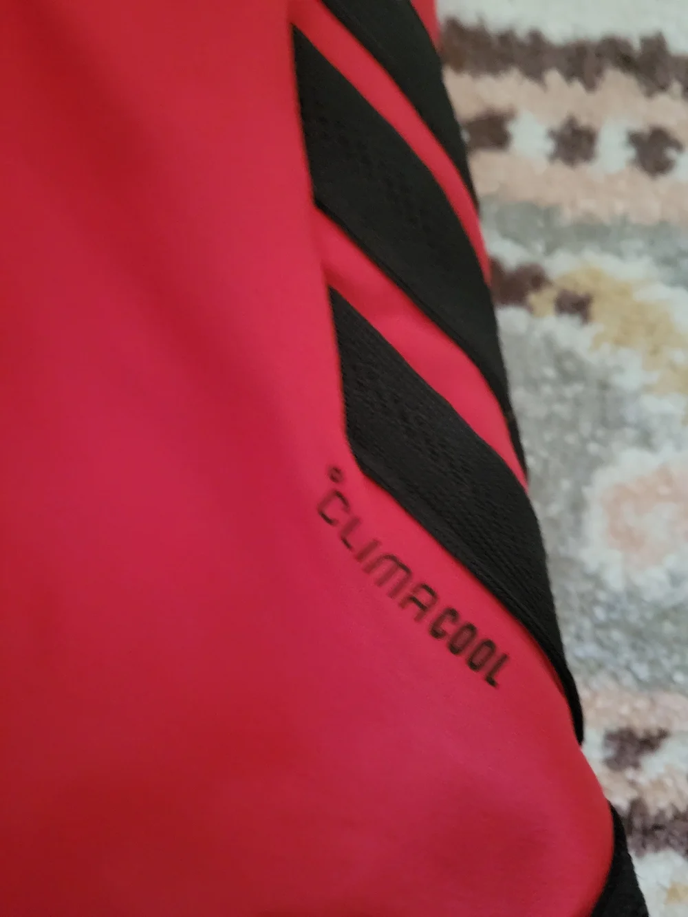 Adidas Red Basketball Shorts with Black Trim New With Tags